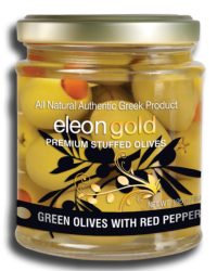 Green Olives with Red Peppers